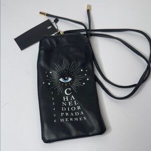 Black Designer Crossbody Bag
